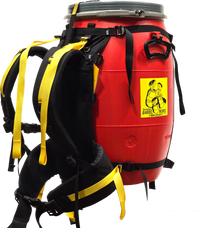 Recreational Barrel Works 60L Red Barrel and Expedition Harness Package